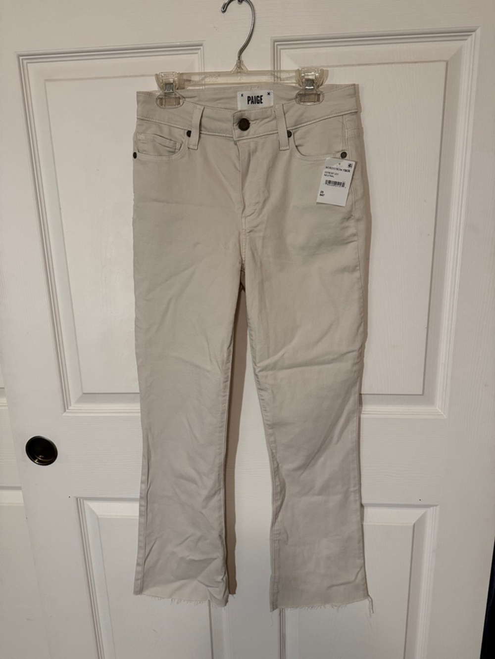 PAIGE Cropped flare Jeans